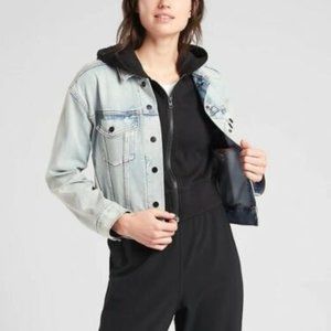 Athleta Double Time Denim Jacket in Light Indigo